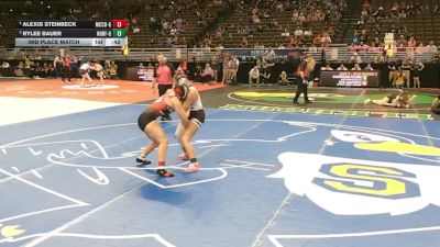3rd Place Match - Alexis Steinbeck, McCook vs Rylee Bauer, Norfolk