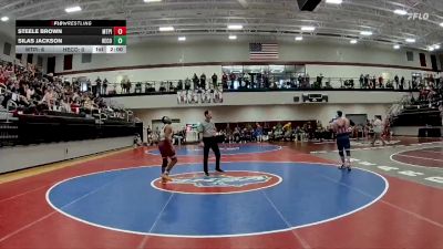 190 lbs Round 1 (16 Team) - Steele Brown, Mt. Pisgah Christian School vs Silas Jackson, Heard County