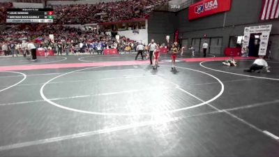 75 lbs Champ. Round 1 - Greyson Davis-Daniels, Sparta Wrestling vs Louis Gehring, Slinger