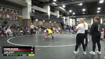 118 lbs Round 6 (16 Team) - Sydnee Baldwin, Braided Brutes Wrestling vs Cora Schut, BVWC Gold
