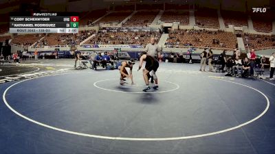 138-D3 Champ. Round 1 - Nathaniel Rodriguez, Safford High School vs Cody Schexnyder, Estrella Foothills High School