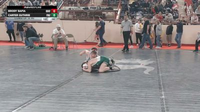 80_B lbs Consi Of 32 #2 - Brody Bafia, Huntingdon vs Carter Guthrie, Frazier