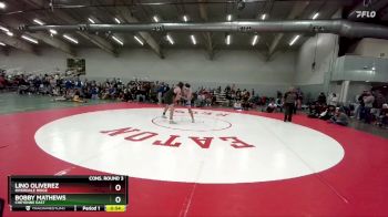 175 lbs Cons. Round 3 - Bobby Mathews, Cheyenne East vs Lino Oliverez, Riverdale Ridge