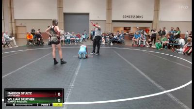 96 lbs Cons. Round 1 - William Bruther, Olympus Wrestling vs Maddox Stultz, Unattached