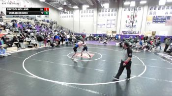 190 lbs Cons. Round 4 - Jordan Crouch, Pope Saint John Paul II vs Brayden Holland, Nolensville