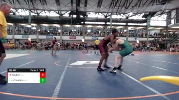 136-147 lbs Champ. Round 1 - Jordan Coventry, Saint Bede `Bruins` vs Ramon Walker, Peoria Lions