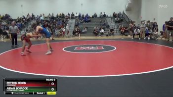 165 lbs Round 2 - Aidan Schrock, Clear Creek-Amana vs Peyton Hixon, Mackinaw