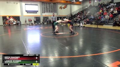 150 lbs Quarterfinal - Landon Schnepp, Cedar Rapids Kennedy vs Mitch Mahoney, Prairie, Cedar Rapids