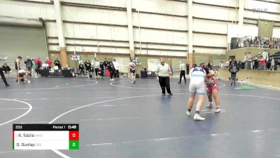 250 lbs 3rd Place Match - Roman Tabile, Askeo International Mat Club vs Dex Dunlap, Oregon