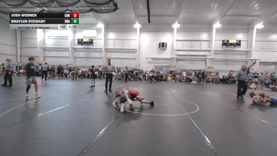 92 lbs Round 6 (8 Team) - Braylen Stewart, Donahue WA vs Josh Werner, CrossRoads Wrestling