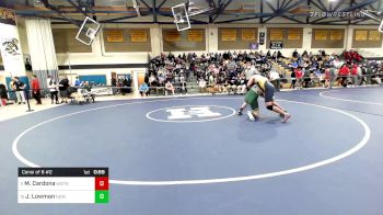 195 lbs Consi Of 8 #2 - Matthew Cardona, Weston vs Jimmy Lowman, Notre Dame-West Haven