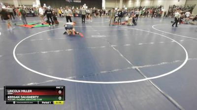 144 lbs Cons. Round 3 - Keegan Daugherty, Yucaipa Thunder Wrestling Club vs Lincoln Miller, Iowa