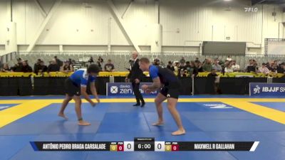 Maxwell R Gallahan vs Antônio Pedro Braga Carsalade 2025 World IBJJF Jiu-Jitsu No-Gi Championship