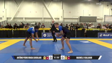 Maxwell R Gallahan vs Antônio Pedro Braga Carsalade 2025 World IBJJF Jiu-Jitsu No-Gi Championship