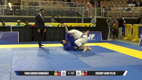Gregory Adam Yellin vs Tiago Candido Guimarães 2025 Pan Jiu Jitsu IBJJF Championship