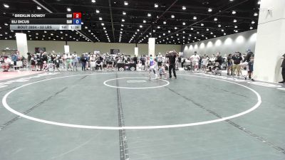 53 lbs Quarters - Breklin Dowdy, Greater Heights Wrestling vs Eli Dicus, Raw