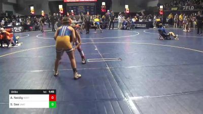 84 lbs Final - Abigail Neidig, Northeastern York vs Sabrina See, UnAttached