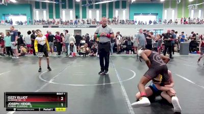 110 lbs Round 1 (6 Team) - Joseph Heigel, Florida Scorpions vs Ozzy Elliot, Glasgow WA