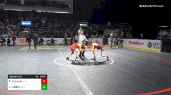 120 lbs Prelims - Andrew Boniecki, North Central vs Cael Button, Blaine
