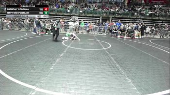 70 lbs Round Of 16 - Anthony Cologna, Triumph Trained vs Matthew Pontano, Williamstown Braves Youth Wrestling