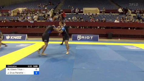 Michael Edwin Titus vs Joey Crus Panette 2024 Pan IBJJF Jiu-Jitsu No-Gi Championship
