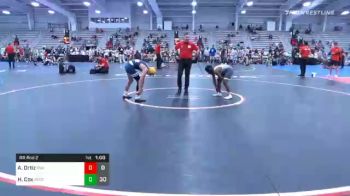 95 lbs Prelims - Adaias Ortiz, Roundtree Wrestling Academy Black vs Hunter Cox, Revival Orange