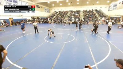 63 lbs Champ. Round 2 - Jaxson Cole, Yucaipa Thunder Wrestling Club vs Rex Hilgenberg, Rough House