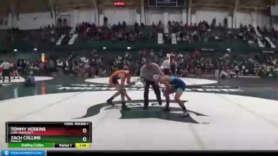 125 lbs Cons. Round 1 - Zach Collins, Findlay vs Tommy Hoskins, Ohio University