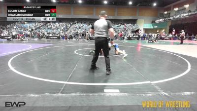 115 lbs Round Of 128 - Collin Baeza, VVWC vs Issac Arismendez, Elite Force Wrestling Club