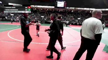 85 lbs Champ. Round 1 - Raige Morrison, DONA vs Porter Zurn, VBW1