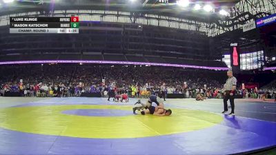 D3-132 lbs Champ. Round 1 - Mason Katschor, Dundee vs Luke Klinge, Hopkins