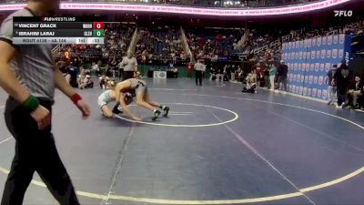 4A 144 lbs Cons. Round 1 - Vincent Grack, William Amos Hough High School vs Ibrahim Laraj, Cleveland