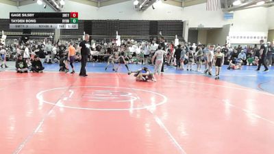 57 lbs Rr Rnd 5 - Gage Silsby, Smitty's Barn Black - ESC vs Tayden Bong, Hammers- ESC