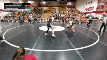 155 lbs Semifinal - Elizabeth Holloway, Greybull/Riverside vs Trinidy Brannan, Pinedale
