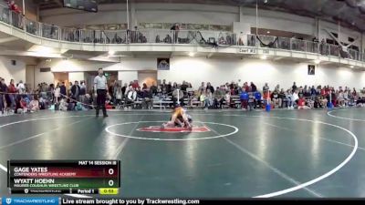 63 lbs Cons. Round 3 - Gage Yates, Contenders Wrestling Academy vs Wyatt Hoehn, Maurer Coughlin Wrestling Club