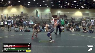 115 lbs Finals (8 Team) - Stetson Gable, POWA vs Grady Hayden, CP Wrestling