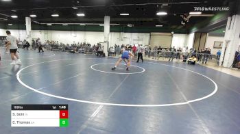 160 lbs Round Of 32 - Sam Goin, IN vs Creed Thomas, GA