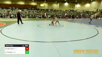 73 lbs Semifinal - Michael Bernabe, Dethrone vs Arav Pandey, American Dream Wrestling Club