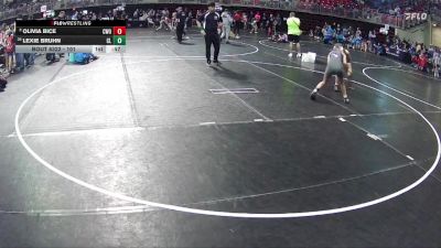 101 lbs Cons. Round 4 - Lexie Bruhn, Clarkson Leigh vs Olivia Bice, CWO