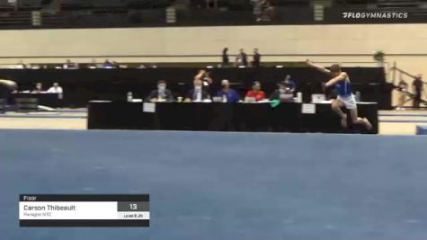Carson Thibeault - Floor, Paragon NTC - 2021 USA Gymnastics Development Program National Championships