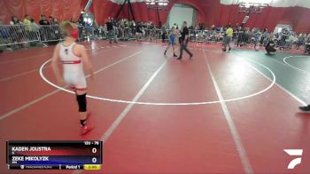 78 lbs Quarterfinal - Kaden Joustra, IL vs Zeke Mikolyzk, MN