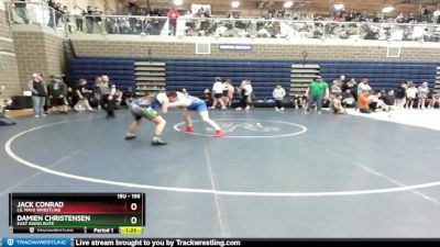 195 lbs Semifinal - Jack Conrad, Lil Mavs Wrestling vs Damien Christensen, East Idaho Elite