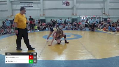 122 lbs Pools - Morgan Layman, Swag Sisters vs Allie Brown, EP Rattlers