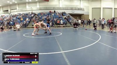 110 lbs Semifinal - Landon Rusnak, OH vs Beck Yurkunas, MI