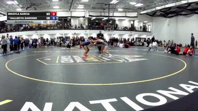 117 A Quarterfinal - Mikayla Garcia, North Central University vs Kalliscya Gardner, Lindsey Wilson University