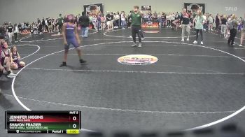 105/115 Round 2 - Shavon Frazier, White Knoll Youth Wrestling vs Jennifer Higgins, Hard Rock Rams