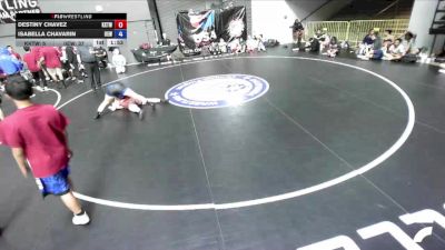 170 lbs Destiny Chavez, KTWA-Kings-Tulare Wrestling Association vs Isabella Chavarin, IEWA - Inland Empire Wrestling Association