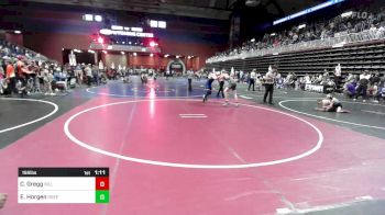 156 lbs Quarterfinal - Caleb Gregg, Billings WC vs Ezra Horgen, Green River Grapplers