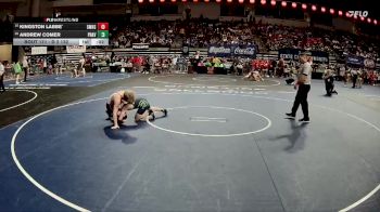 D 2 132 lbs Cons. Round 2 - Kingston Labbe`, St. Michael The Archangel vs Andrew Comer, Prairieville