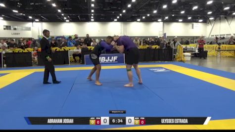 Ulysses Estrada vs Abraham Josiah 2025 World IBJJF Jiu-Jitsu No-Gi Championship